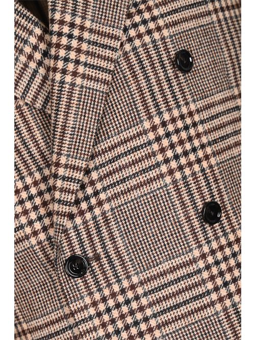 Giacca doppiopetto Roma Principe di Galles in lana e cashmere LARDINI | CN6203E AAIF65517250BR